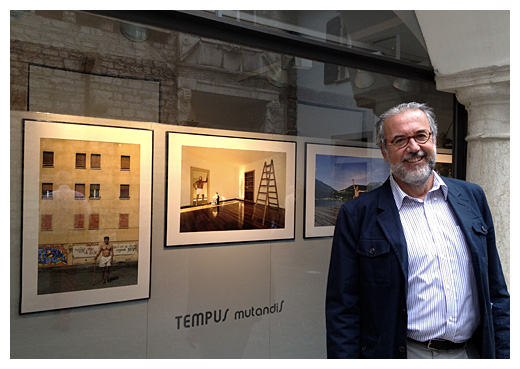 Enrico Fuochi - inaugurazione "Tempus mutandis" - ph. Luca Chistè &copy;